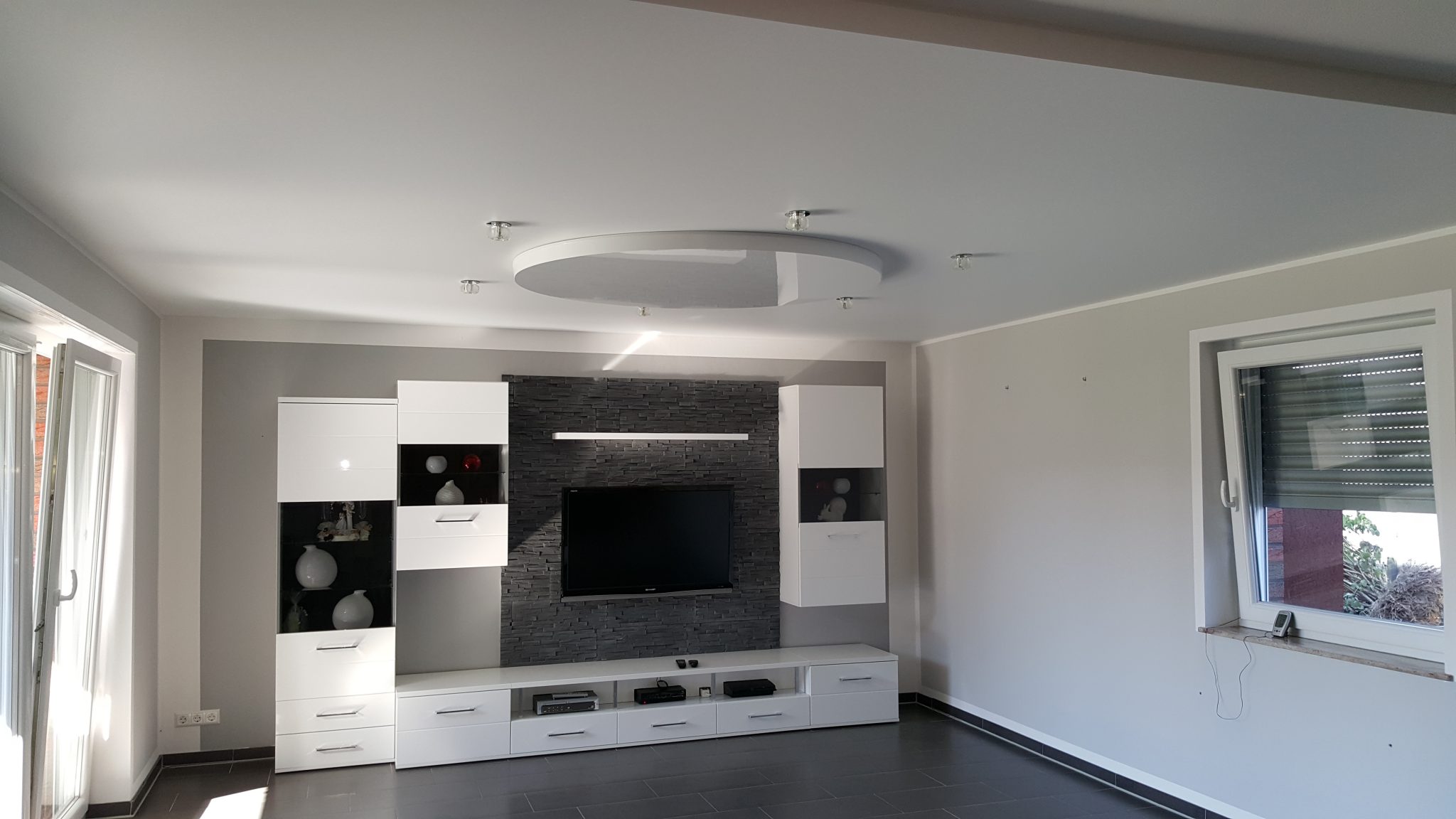 Hochwertige Spanndecke